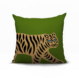 Gigi Tiger Reversible Indoor/Outdoor Square Pillow