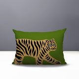 Gigi Tiger Reversible Indoor/Outdoor Rectangle Pillow
