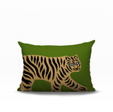 Gigi Tiger Reversible Indoor/Outdoor Rectangle Pillow