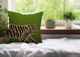 Gigi Tiger Reversible Indoor/Outdoor Square Pillow