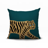 Gigi Tiger Reversible Indoor/Outdoor Square Pillow