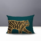 Gigi Tiger Reversible Indoor/Outdoor Rectangle Pillow