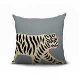Gigi Tiger Reversible Indoor/Outdoor Square Pillow
