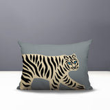 Gigi Tiger Reversible Indoor/Outdoor Rectangle Pillow