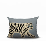 Gigi Tiger Reversible Indoor/Outdoor Rectangle Pillow