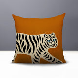 Gigi Tiger Reversible Indoor/Outdoor Square Pillow