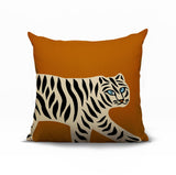 Gigi Tiger Reversible Indoor/Outdoor Square Pillow