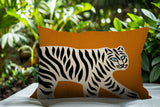 Gigi Tiger Reversible Indoor/Outdoor Square Pillow