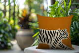 Gigi Tiger Reversible Indoor/Outdoor Square Pillow