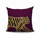 Gigi Tiger Reversible Indoor/Outdoor Square Pillow