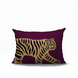 Gigi Tiger Reversible Indoor/Outdoor Rectangle Pillow