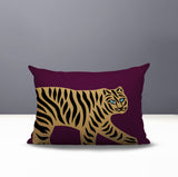 Gigi Tiger Reversible Indoor/Outdoor Rectangle Pillow