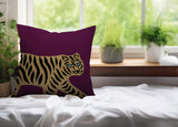 Gigi Tiger Reversible Indoor/Outdoor Square Pillow