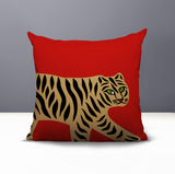 Gigi Tiger Reversible Indoor/Outdoor Square Pillow