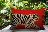 Gigi Tiger Reversible Indoor/Outdoor Square Pillow