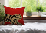 Gigi Tiger Reversible Indoor/Outdoor Square Pillow