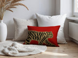 Gigi Tiger Reversible Indoor/Outdoor Square Pillow