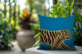 Gigi Tiger Reversible Indoor/Outdoor Square Pillow