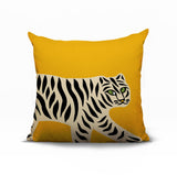 Gigi Tiger Reversible Indoor/Outdoor Square Pillow