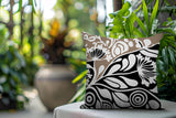 Gina Floral Reversible Indoor/Outdoor Square Pillow