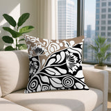 Gina Floral Reversible Indoor/Outdoor Square Pillow