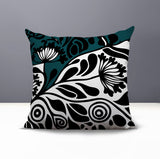 Gina Floral Reversible Indoor/Outdoor Square Pillow