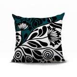 Gina Floral Reversible Indoor/Outdoor Square Pillow