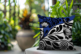 Gina Floral Reversible Indoor/Outdoor Square Pillow