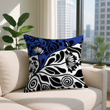 Gina Floral Reversible Indoor/Outdoor Square Pillow
