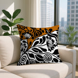 Gina Floral Reversible Indoor/Outdoor Square Pillow
