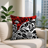 Gina Floral Reversible Indoor/Outdoor Square Pillow