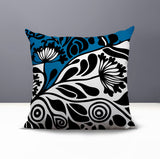 Gina Floral Reversible Indoor/Outdoor Square Pillow