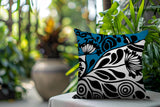 Gina Floral Reversible Indoor/Outdoor Square Pillow