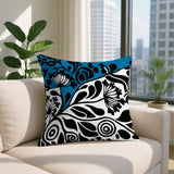Gina Floral Reversible Indoor/Outdoor Square Pillow