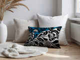 Gina Floral Reversible Indoor/Outdoor Square Pillow