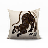 Gino Leopard Reversible Indoor/Outdoor Square Pillow