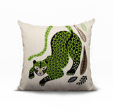 Gino Leopard Reversible Indoor/Outdoor Square Pillow