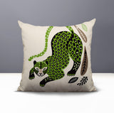 Gino Leopard Reversible Indoor/Outdoor Square Pillow