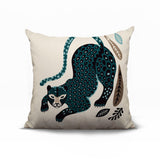 Gino Leopard Reversible Indoor/Outdoor Square Pillow