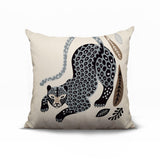 Gino Leopard Reversible Indoor/Outdoor Square Pillow