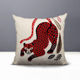 Gino Leopard Reversible Indoor/Outdoor Square Pillow