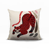 Gino Leopard Reversible Indoor/Outdoor Square Pillow