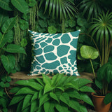 Giro Animal Print Reversible Indoor/Outdoor Square Pillow