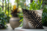 Glo Wild Ferns Reversible Indoor/Outdoor Square Pillow