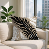 Glo Wild Ferns Reversible Indoor/Outdoor Square Pillow