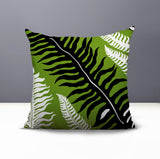 Glo Wild Ferns Reversible Indoor/Outdoor Square Pillow