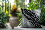 Glo Wild Ferns Reversible Indoor/Outdoor Rectangle Pillow