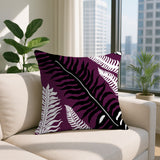 Glo Wild Ferns Reversible Indoor/Outdoor Square Pillow