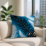 Glo Wild Ferns Reversible Indoor/Outdoor Square Pillow