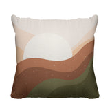 Gobe Abstract Reversible Indoor/Outdoor Square Pillow